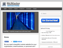 Tablet Screenshot of mcmasterweb.com